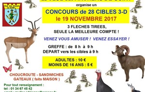 DISCIPLINE DE PARCOURS - DIMANCHE 19 NOVEMBRE