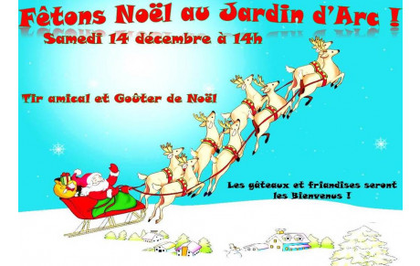 TIR ET GOÛTER DE NOËL LE 14 DECEMBRE