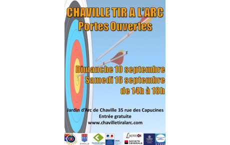 PORTES OUVERTES - 10 ET 16 SEPTEMBRE