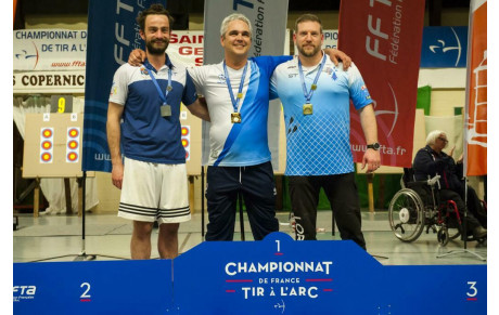 CHAMPIONNAT DE FRANCE PARA ARCHERY : FLORENT MEDAILLE D'ARGENT