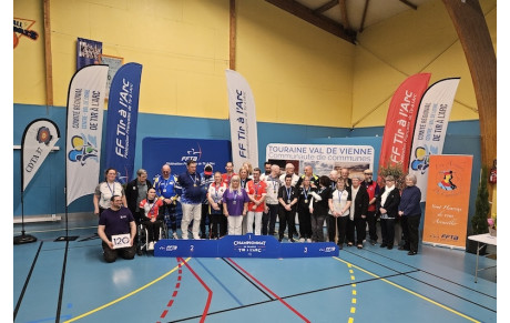 FLORENT CHAMPION DE FRANCE PARA-TIR A L'ARC à 18m