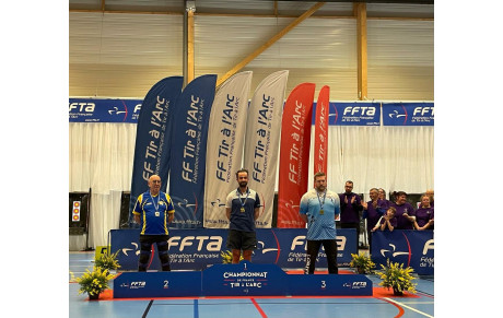 CHAMPIONNAT DE FRANCE PARA-TIR A L'ARC - FLORENT EN OR